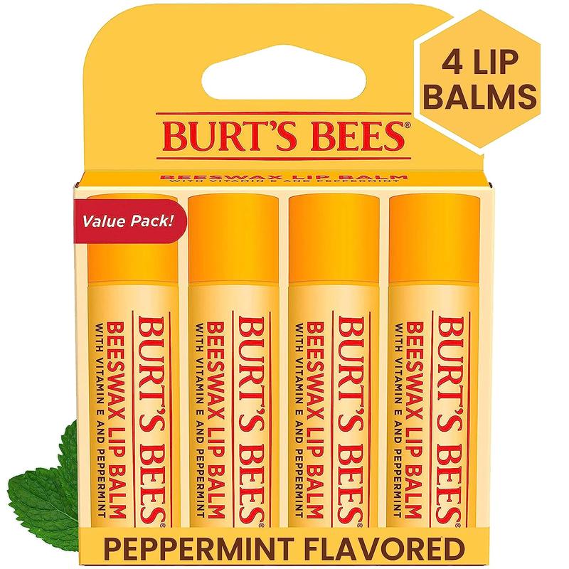 Burt'S Bees Lip Balm Stocking Stuffers, Moisturizing Lip Care Christmas Gifts, Pomegranate with Antioxidant Rich Pomegranate Oil, Natural Origin Conditioning Lip Treatment (2-Pack) Burt's Bees Burt's Bees