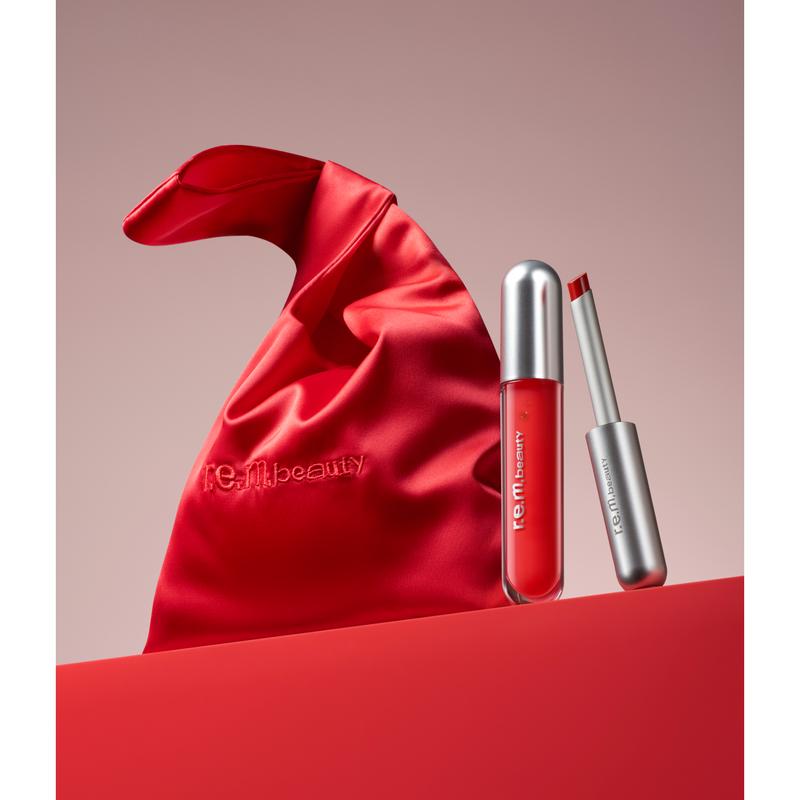 r.e.m. beauty limited edition eternally red lip set