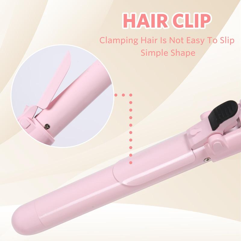 Automatic Rotating Curling Iron, Portable Heated Curling Iron With LCD Display, Professional Curling Iron, Fast Heating Rod for Medium and Long Hair