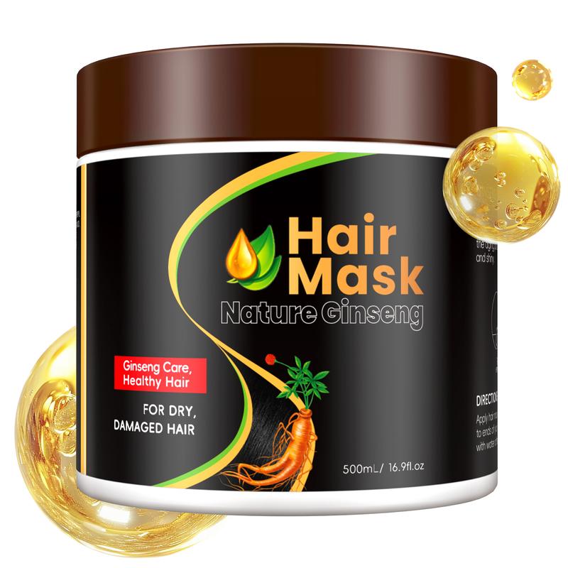 MEIDU Collagen Hair Mask,Treatment Deep  Conditioning Coconut Oil Hair Mask,Ginseng Nourishing,Shine Boosting  ,for All Hair Haircare Conditioner