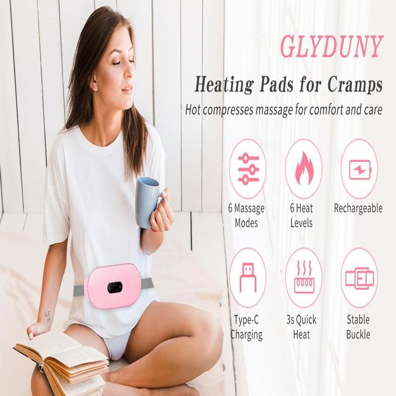 Portable Electric Heating Waist Belt, Rechargeable Menstrual Heating Pad, Multipurpose Warm Waist Belt for Women, Women's Gift, Christmas Gift