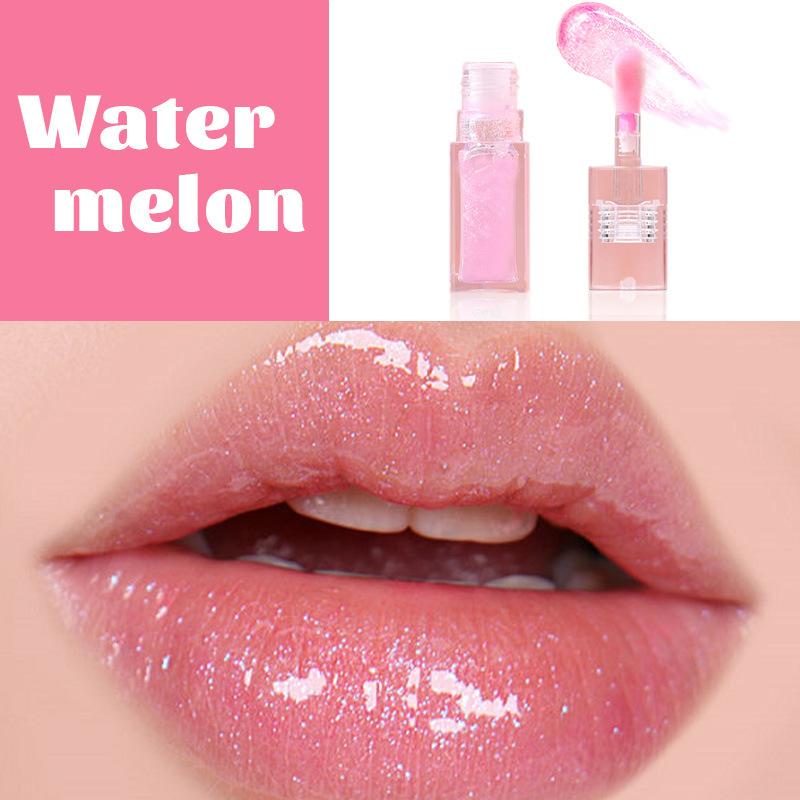 Color changing lip oil moisturizing easy color moisturizing not easy to stick cup color changing lip glaze toot lip makeup lip glow Bright Skincare brown  lip