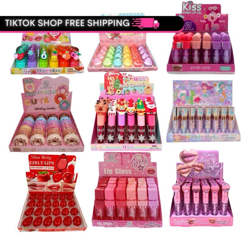 Wholesale bundles lip products - lip gloss lip balm lip tint lipstick makeup sets