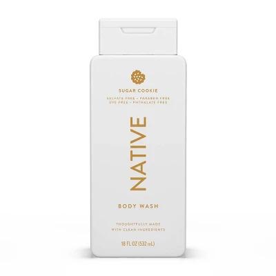 Native Sulfate Free Limited Edition Holiday Body Wash - Sugar Cookie - 18 fl oz