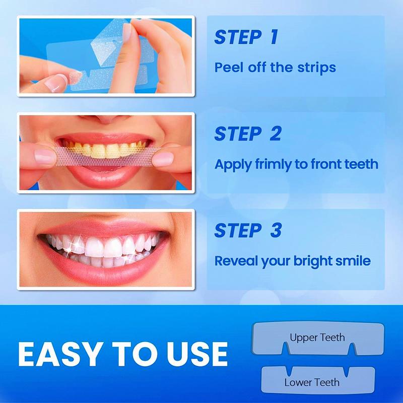 The original Whitening Strips,28pcs Effectively Reduced Sensitivity, Helps Remove Smoking Coffee Soda Wine Stain (14 Treatments)