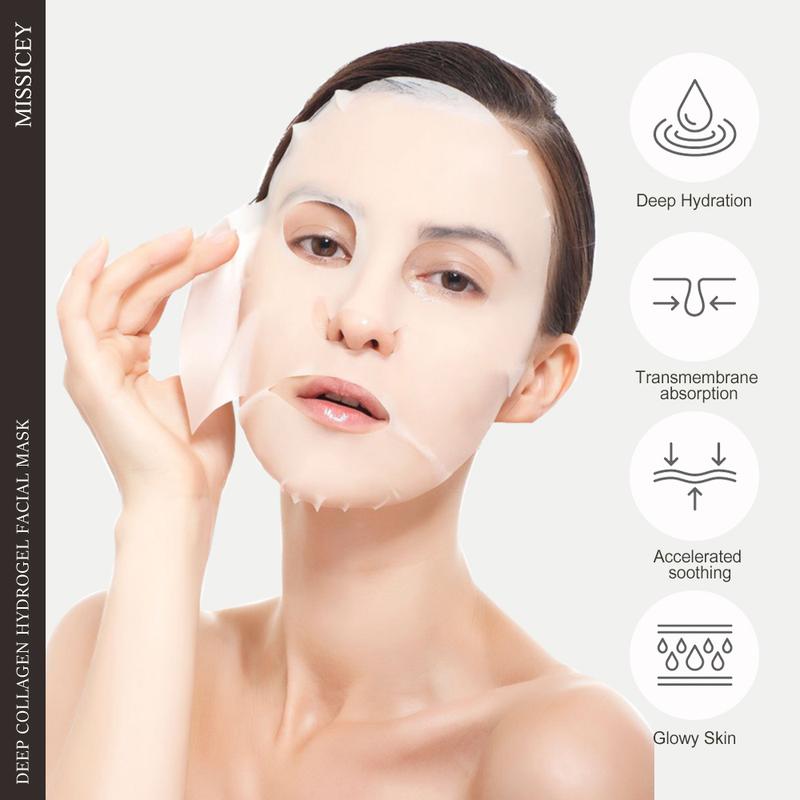 MISSICEY Deep Collagen Hydrogel Facial Mask 8 PCS