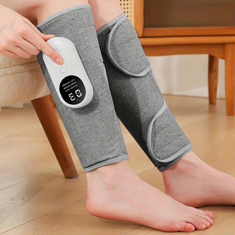 USB Rechargeable Leg Massager, 1 Set Electric Leg Massager with 3 Massage Modes, Temperature Adjustable Leg Warmer, Personal Comfort Massage Device for Home and Office Use