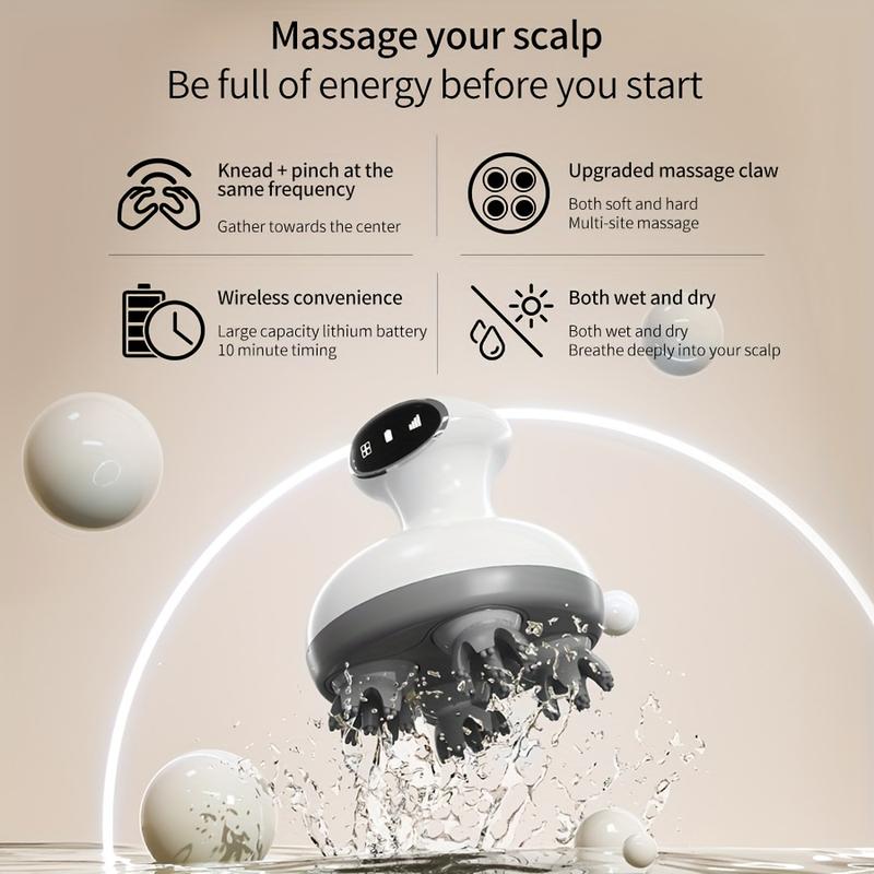 Scalp Massager Second Generation Intelligent Head Massager Vibration Kneading Massager Gift