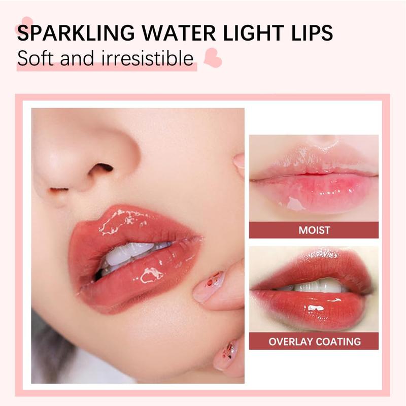 NEW  Hydrating Lip Oil - Moisturizing, Plumping Lip Gloss Balm With Cherry Tint Skincare Comfort Moisturizer Moisture Hydrate