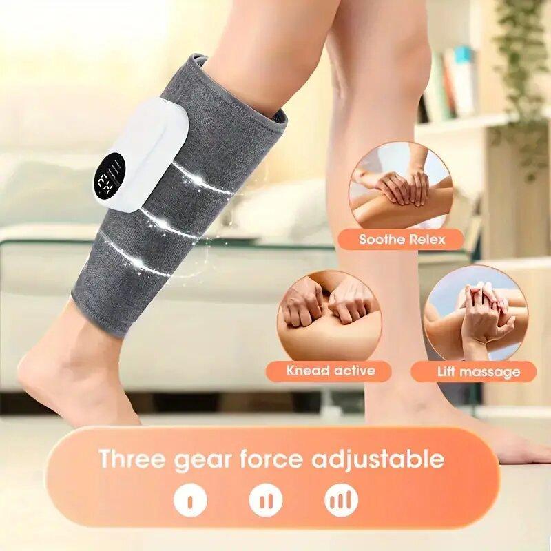 USB Rechargeable Leg Massager, 1 Set Electric Leg Massager with 3 Massage Modes, Temperature Adjustable Leg Warmer, Personal Comfort Massage Device for Home and Office Use