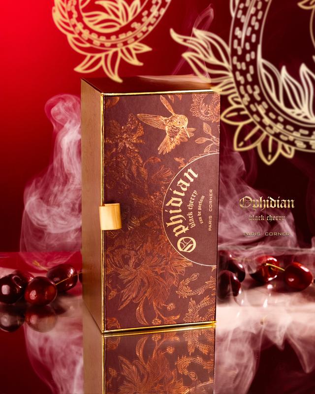 Ophidian Black Cherry Perfume Paris Corner EDP Perfume Fragrance 100ml 3.38 Fl Oz Unisex Fragrance