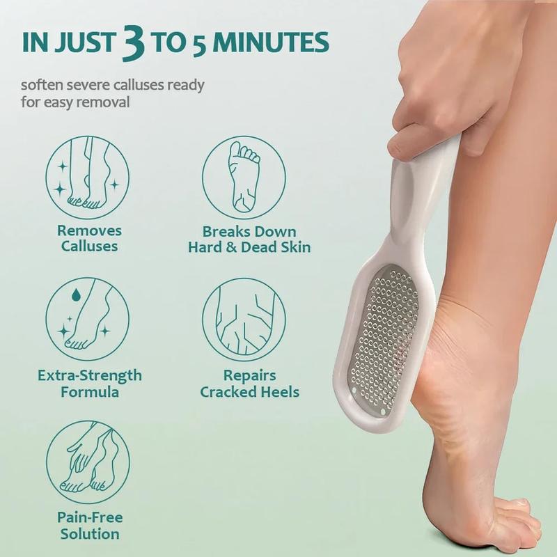 NAILPOP Foot Care Callus Softener Combo Callus Remover Gel & Foot File Set For Dry Rough Cracked Heel - Feet Exfoliator Scrubber Manicure Nail Care Electric Foot waterproof