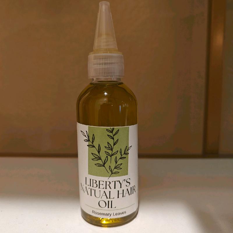 100ml Liberty's Organic Rosemary Infused Natural Hair Oil for Hydration, Strength, Nourishment & Haircare Comfort 80ml bottle