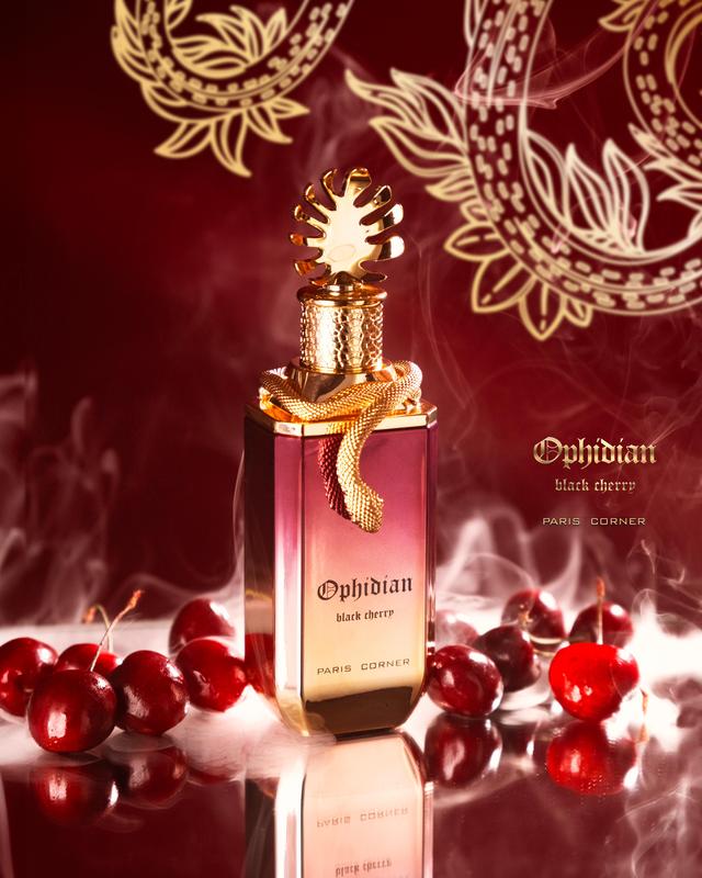 Ophidian Black Cherry Perfume Paris Corner EDP Perfume Fragrance 100ml 3.38 Fl Oz Unisex Fragrance