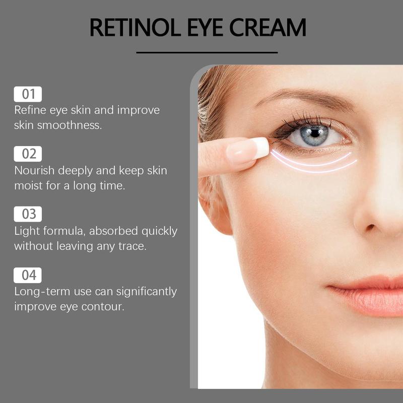 Caffeine Eye Cream, Moisturizing & Firming Eye Care Cream for Reduces The Look Of Fine Lines, Eye Care Product for Women & Men