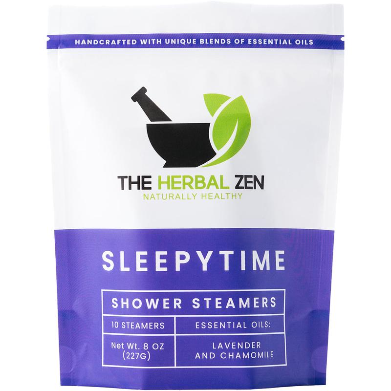 The Herbal Zen - Sleepytime Shower Steamers with Lavender and Chamomile Essential Oils for a Relaxing Night's Sleep Body Care Body Wash