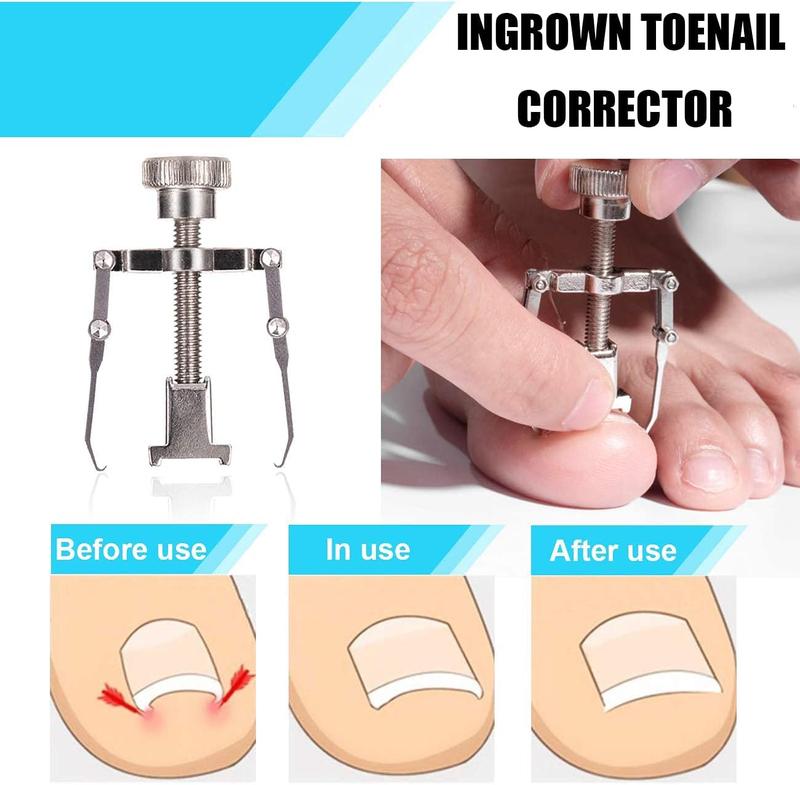 Toenail Tool Kit (9PCS), Professional Toe Nail Clipper Set for Ingrown & Thick Nail, Stainless Steel Ingrown Toenail Kit, Surgery Grade Manicure Pedicure Tool