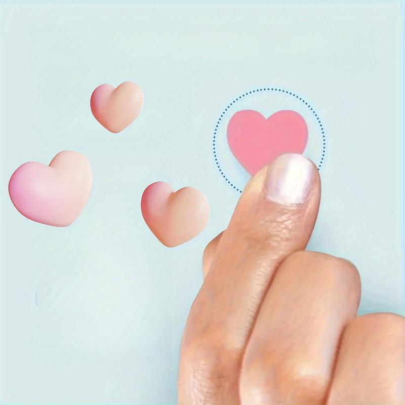 Heart Shaped Hydrocolloid Acne Care Patches, 200pcs Invisible Acne Cover Stickers, Gentle Acne Care Products for Women