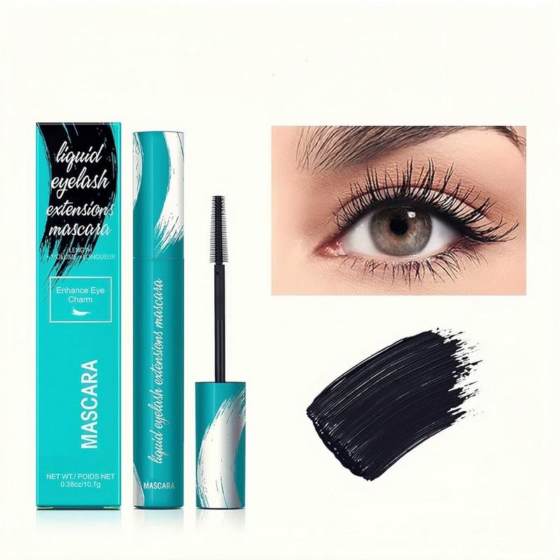 Mascara black Liquid Lash Extensions Long-Lasting Keep Your Lashes Thick And Long Waterproof Smudge-Proof Hypoallergenic 10.7g 0.38 OZ (Black)