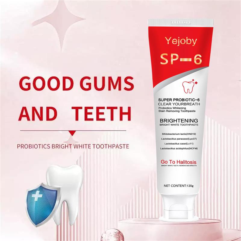 2024 Sp-6 Brighten Toothpaste,Probiotics Bright Brighten Toothpaste,Sp 6 Toothpaste,Brighten Toothpaste Sp-6,Sp-6 Probiotics Brighten Toothpaste,Fresh Breath