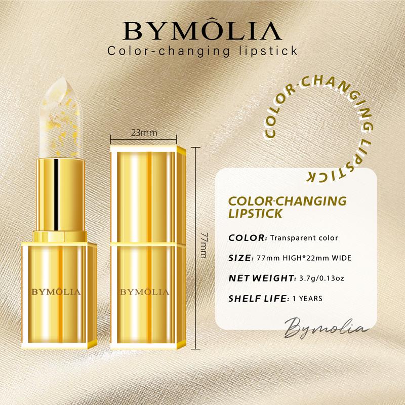 BYMOLIA Transferproof Lipstick,Color-Changing Lipstick ,  Shine,Long Lasting,Moisturizing, & Perfect for Thanksgiving Gifts