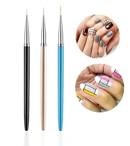 5PCS Dotting Pens with 3 PCS Nail Painting Brushes, Nail Art Kits Design Tools