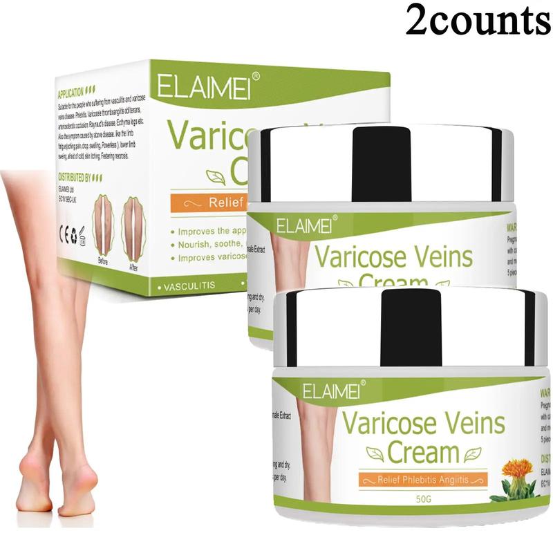 Varicose Veins Cream, 2 Boxes Moisturizing & Nourishing Skin Care Cream, Hydrating Skin Care Product for Women & Men Daily Use