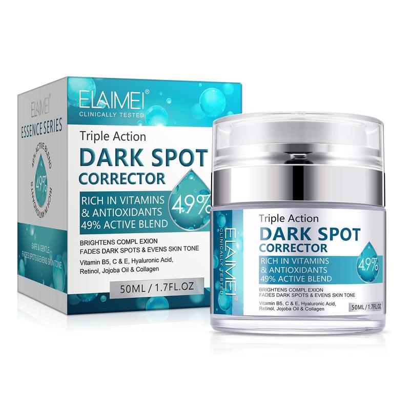 50ml Triple Action Dark Spot Corrector Cream, Hydrating Nourishing Skin Care Day Cream Night Cream, Moisturiser Suitable for All Skin Types