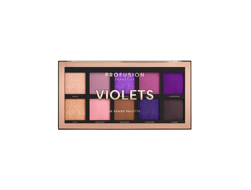 Violets 10 shade palette