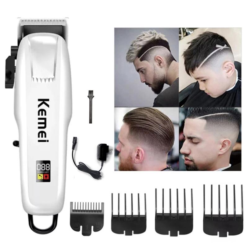 Professional Hair Clippers Trimmer Kit Men Cutting Machine Barber Salon US