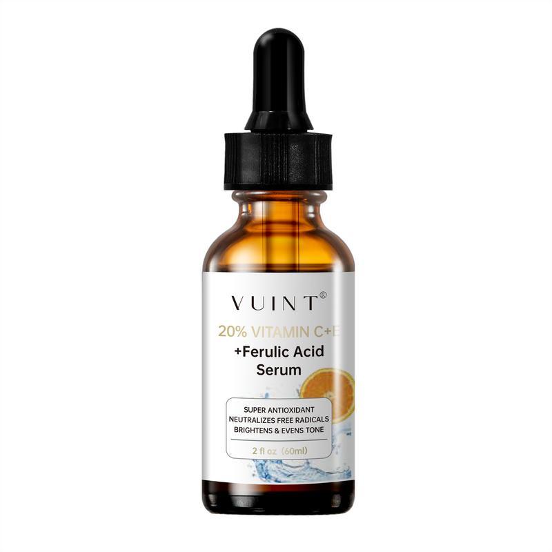 VUINT 60ml Vitamin C Facial Serum Essence, Skincare Cleanser-B3 Gentle Moisturize Skin Repair