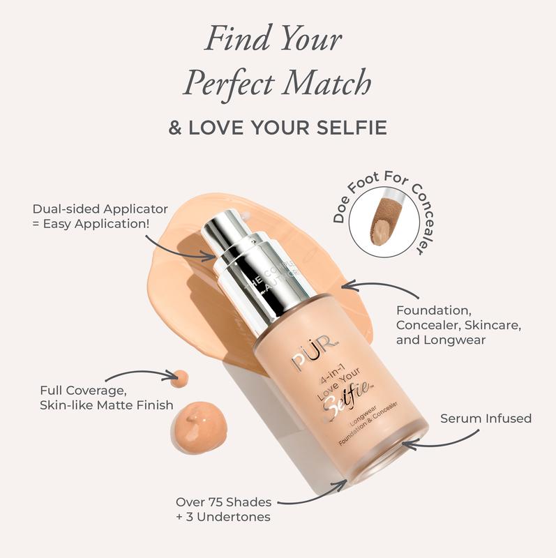 Love Your Selfie™ Longwear Foundation & Concealer Coverage Makeup Coverage Makeup Coverage Makeup