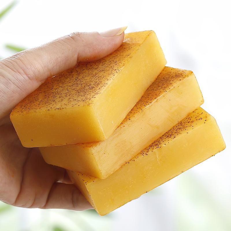 5 PCS Turmeric & Kojic Soap Set - Brightening Soap with Lemon Turmeric and Kojic acid,Suitable for Face, Hands and Bathing - 100g Each Bar