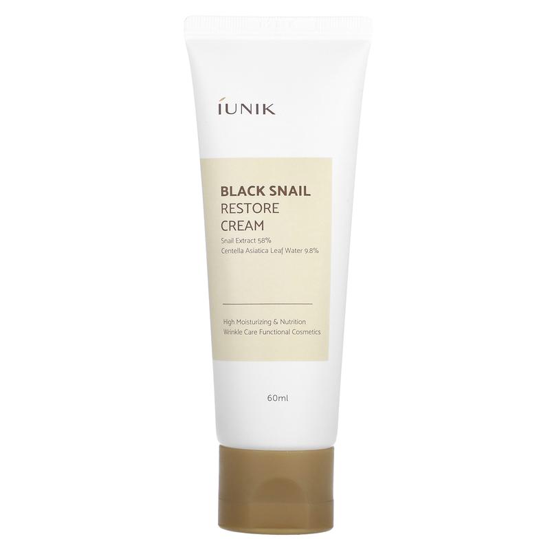 iUNIK Black Snail Restore Cream, 2.02 fl oz (60 ml)