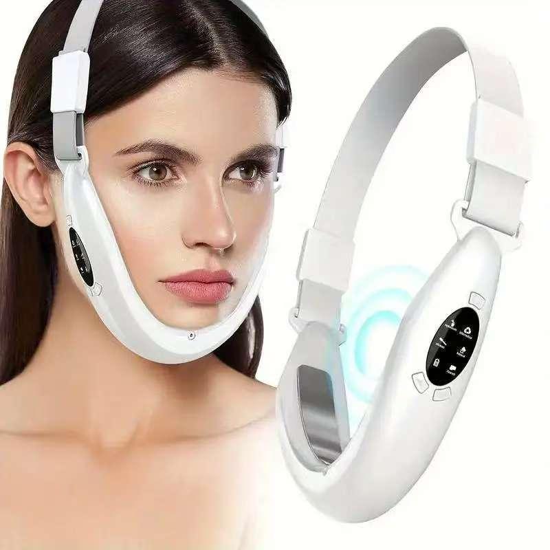 Smart Facial Massager, 5 Modes Facial Massage Tool, Hot Compress Face Belt, Facial Skin Care Tool for Women, Personal Care Appliances