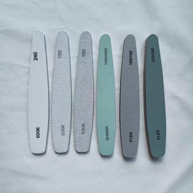 Nail File Set, 6 Counts set Nail Polishing Tool, Professional Manicure Tool for Women & Girls, Manicure Accessories