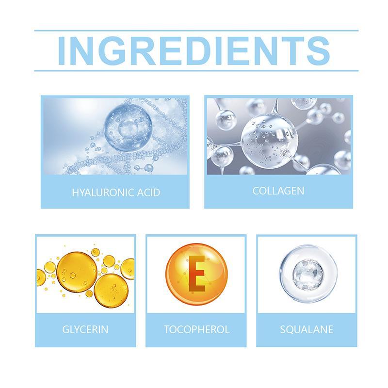 Hyaluronic Acid Moisturizing Serum, 30pcs box Hydrating Brightening Facial Essence, Nourishing Face Skin Care Product for Women & Men