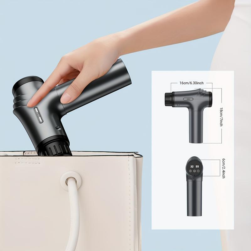 Massage Gun Athlete, Deep Tissue Massage Gun Portable Massager 30 Speed Level And 6 Massage Head Office Gifts For Friends, Family, Loved Ones, Christmas Gifts, Holiday Gifts For Men And Women, Quiet Muscle X6 Massage Gun Body Handheld Massager