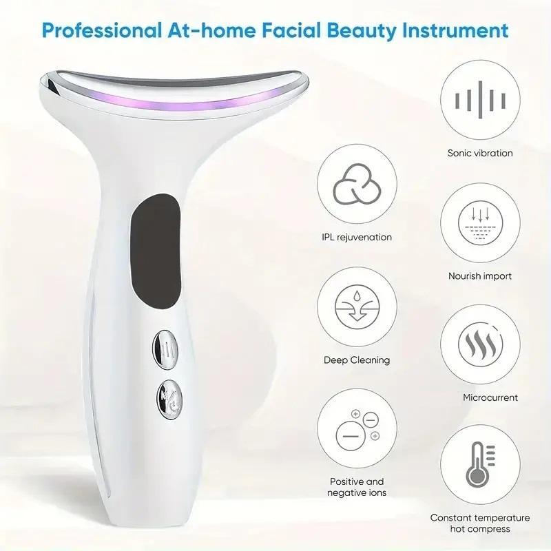 Facial and Neck Care Beauty Instrument, Facial Lifting Massage Tool, Neck and Facial Lifting Massager, The Perfect Birthday Gift for Girlfriends