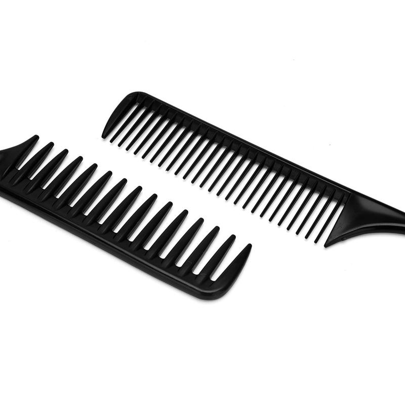 Hair Styling Comb Set, 3 Counts set Pointed Tail Comb & Wide Tooth Comb, Hair Styling Tool for Curly & Straight Hair, Hairdressing Comb Set