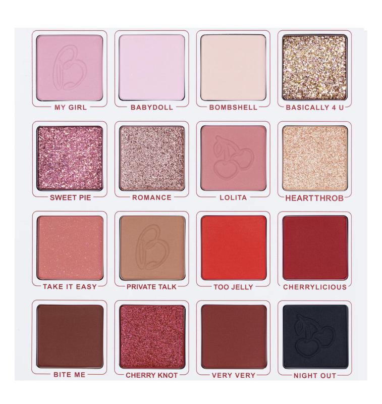 BEBELLA - VERY CHERRY SHADOW PALETTE Eyeshadow Makeup