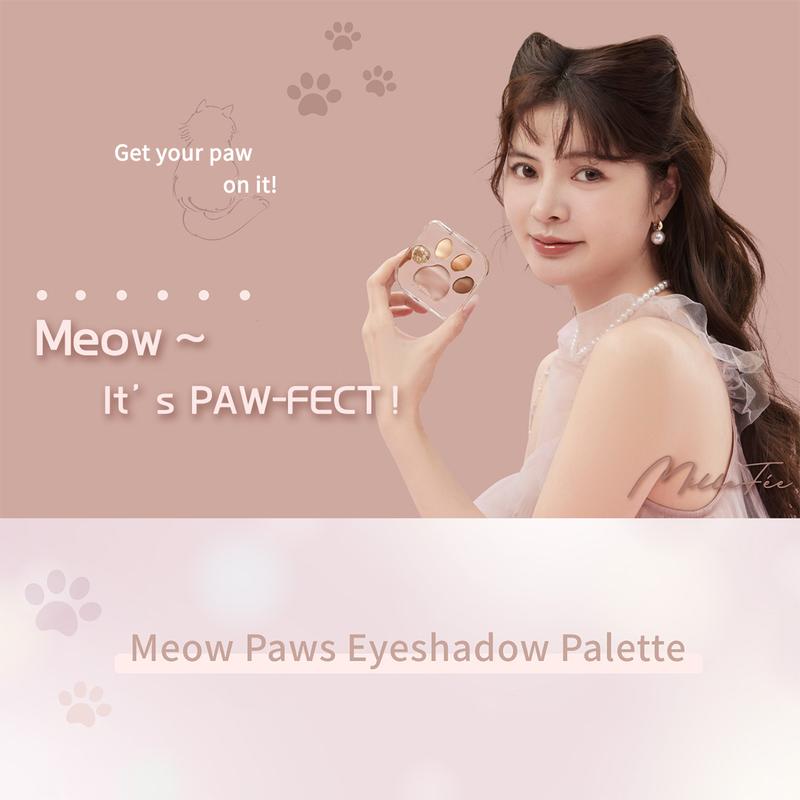 MilleFee Meow Paws Eyeshadow Palette 04 Moody - Makeup Cosmetic