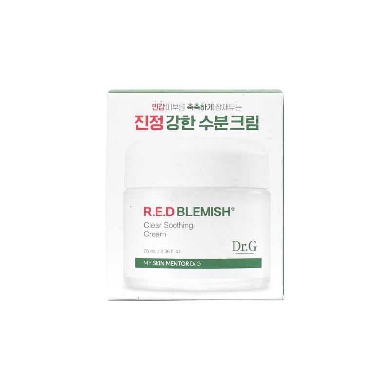 Dr.G Red Blemish Clear Soothing Cream (70ml) Moisturizers Gentle Skincare