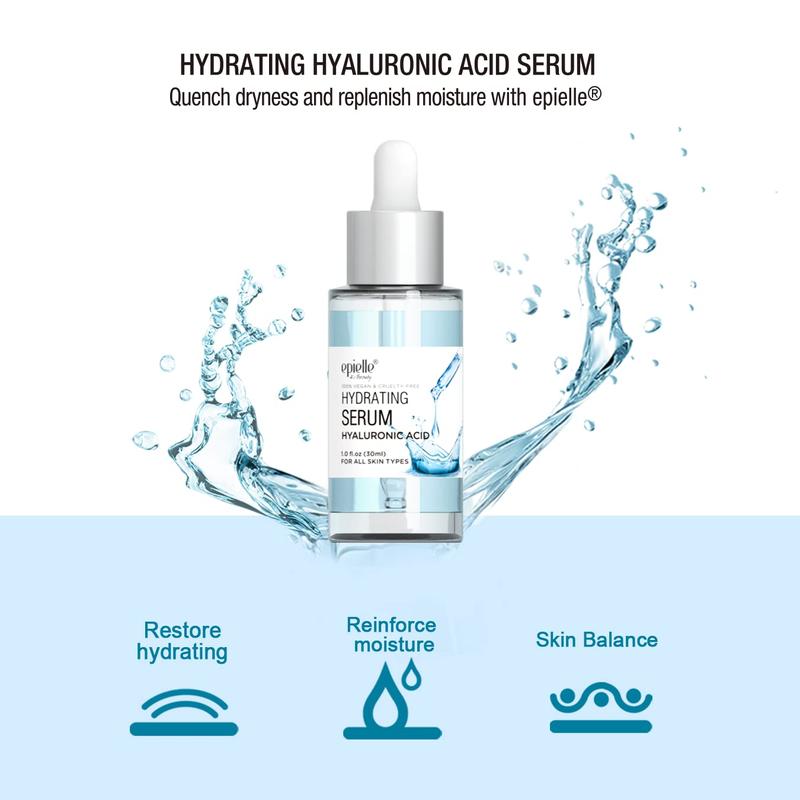 Hyaluronic Acid Serum for All Skin Types | 100% Vegan & Cruelty-Free Hydrate Hydrating