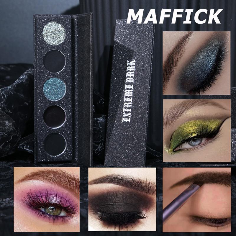 MAFFICK Black Five-Color Eyeshadow Palette empowered palette eye  shadow