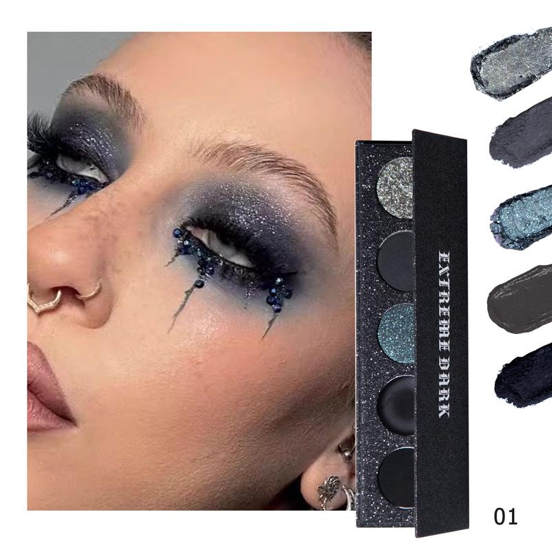 MAFFICK Black Five-Color Eyeshadow Palette empowered palette eye  shadow