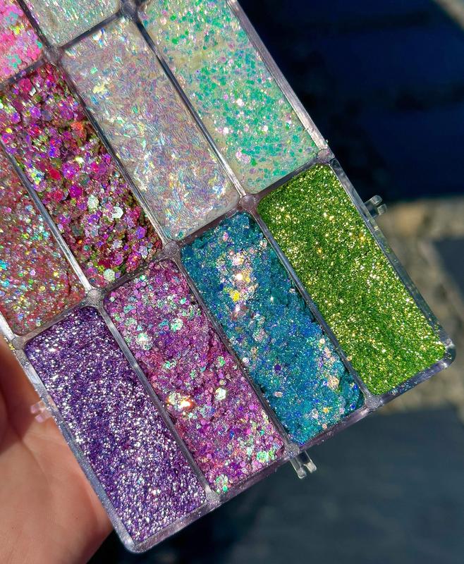 Spring Fling Glitter Palette - Cosmetic Glitter Gel by Slayfire Cosmetics