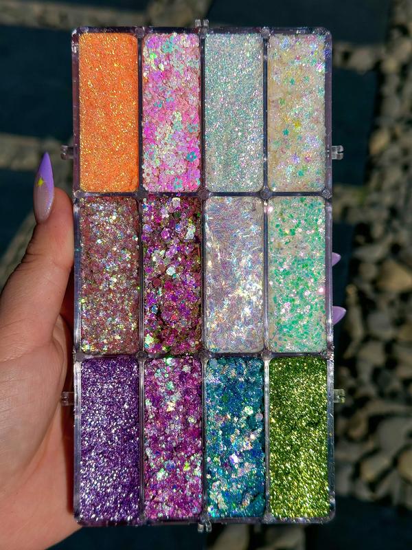 Spring Fling Glitter Palette - Cosmetic Glitter Gel by Slayfire Cosmetics