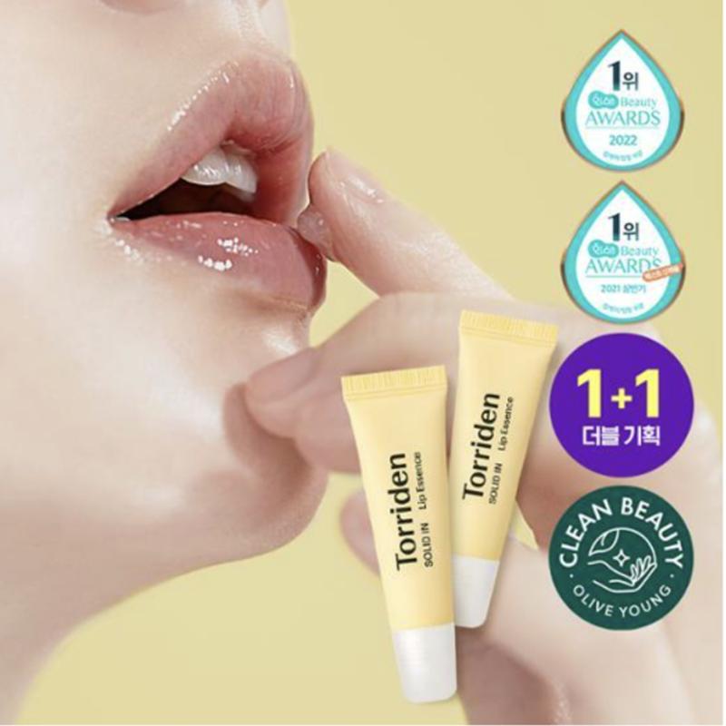 Torriden - SOLID IN Ceramide Lip Essence [11ml] Moisturizing Smooth Lip Balm | Exfoliate Skincare | Intensive Moisture |  Lip Mask Moisturizer Jojoba Oil Organic  Vegan Comfort Hydrate