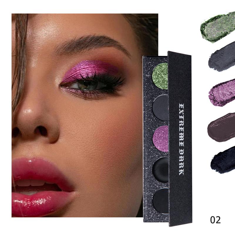 MAFFICK Black Five-Color Eyeshadow Palette empowered palette eye  shadow